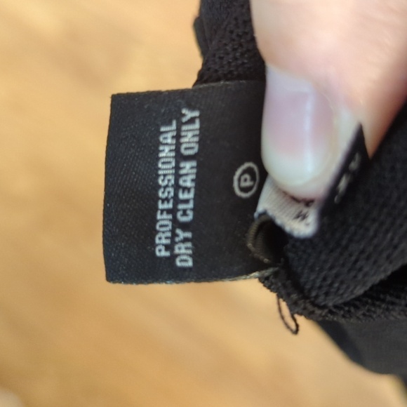 Black and white striped sleeveless dress for business, casual, Ellen Tracy M - Picture 6 of 6